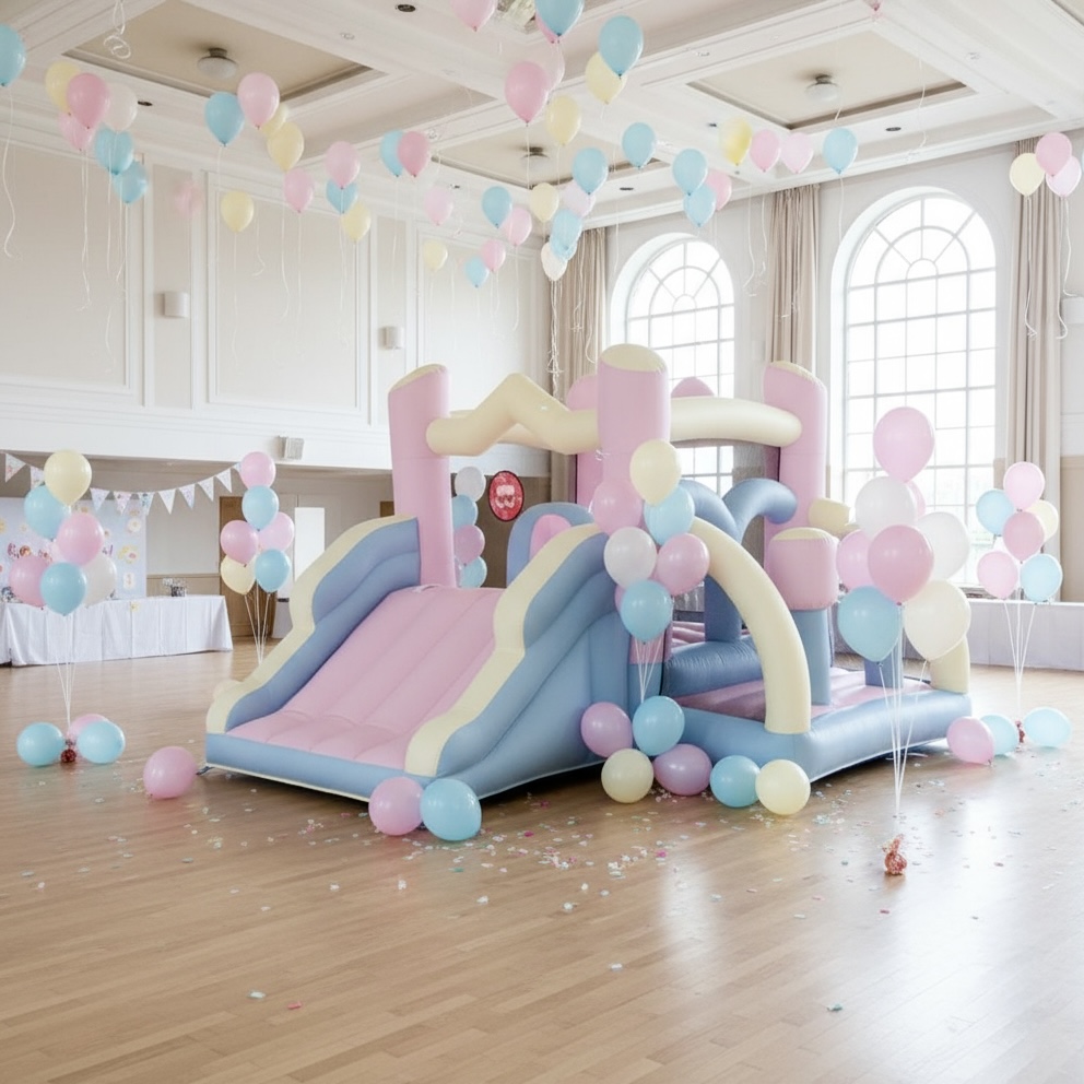 Mini Pastel Toddler Bounce House