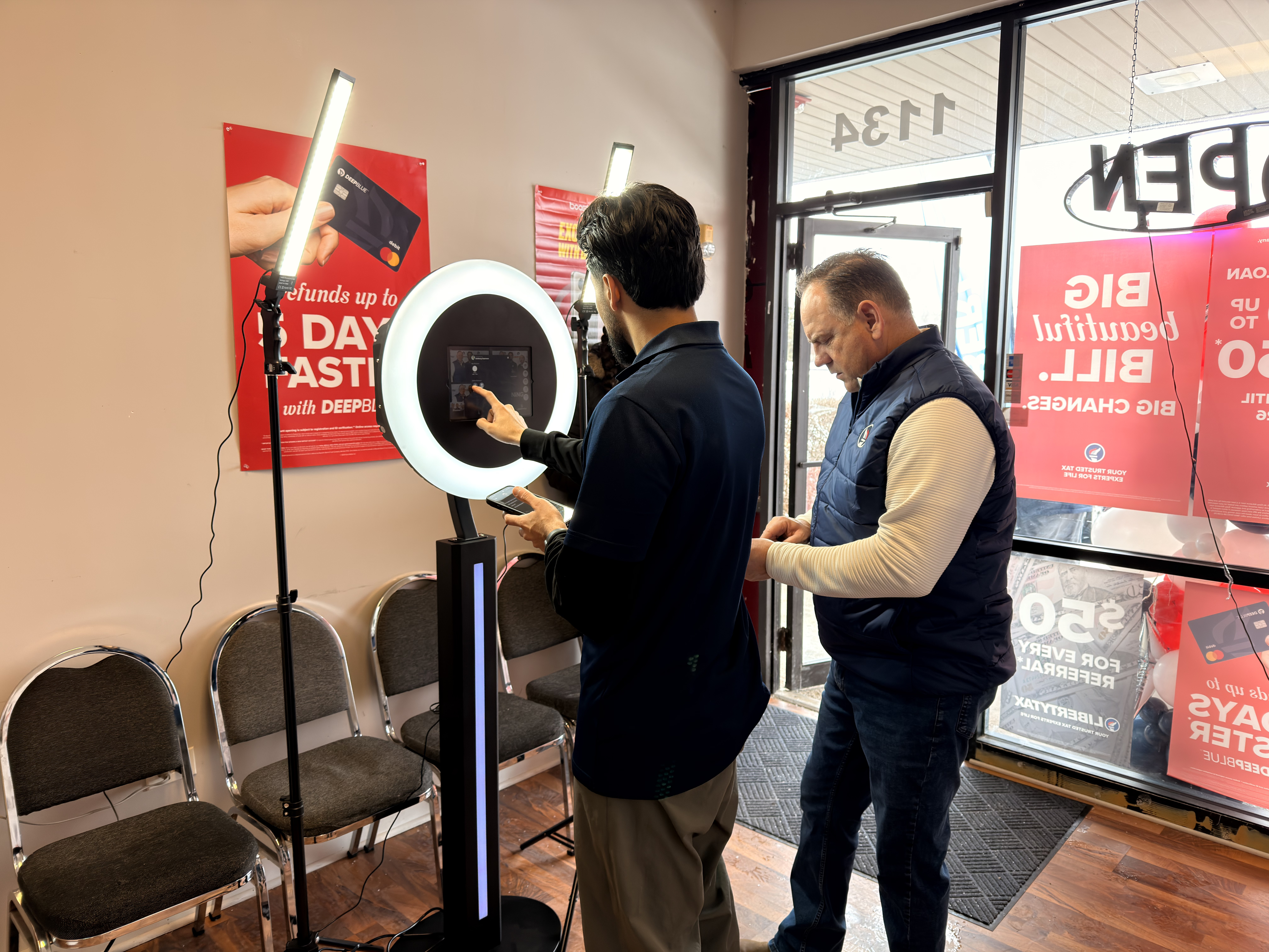 Photo Booth Setup